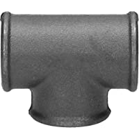 1&quot- Tee de hierro fundido maleable Encaje negro- rosca hembra- pieza de conexión- fundición moldeada- F